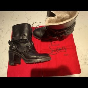 Christian Louboutin boots with heal